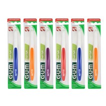 GUM 교정 브라켓 와이어용 틈새칫솔 6개