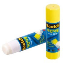 3M 스카치 재접착풀 14g 고체풀 포스트잇풀, 5개입