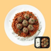 푸드팜 [푸드팜] 고단백 도시락_토마토미트볼&라이스_323g_P042, 단품없음