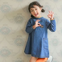 아이러브제이 [아이러브제이] 레인보우 포켓 데님 원피스 JRFOP31
