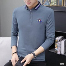 가바바 남성 긴팔티 말타고 달리는 카라 긴팔티 G46455