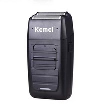 Kemei 바리깡 헤어 커트 남성 투블럭 상고머리 전문 바버샵 미용 살롱 헤드 면도 짧은머리 남성 스타일 이발사, D.푸시 화이트 면도기