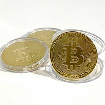 기념 비트코인 모형 장식 주화 대박 기원 행운 동전, 브론즈