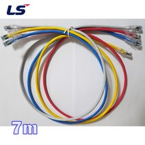 LS전선 LS UTP CAT6 다이렉트 제작 랜케이블 7m, 회색, 1개