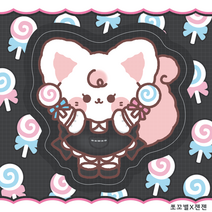 포포냥 캔디 블랙 도무송