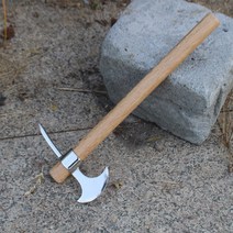 곡괭이 괭이 스테인레스 약초 지팡이 도라지창, 스테인레스 스틸 대형 와이드 블레이드 픽