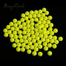저부력 전자찌 100pcs 낚시 부동 bobbers 형광 드리프트 볼 폼 스트라이크 표시기 낚시 플로트 부력 공 낚시 액세서리, 협력사, 05 6mm Yellow