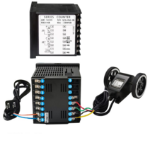 스마트 밴딩머신카운터 고정밀 직물롤러 컨베이어, B2-Meter+코딩 스프링+실리콘 와이드 휠