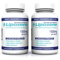 Lipozene 리포젠 아모르포팔루스 글루코만난 곤약뿌리 추출물 120캡슐 2세트