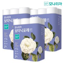 모나리자 보타닉포레 순수 천연펄프 3겹 롤화장지 27 m, 30롤, 3개