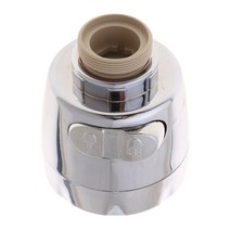 22mm 수도꼭지 노즐 에어토 레이터 버블러 스프레이어 워터 절약 탭 필터 두 모드, 은