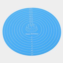 도자기 휠 양면 알루미늄 턴테이블 DIY 클레이 도구 회전 플레이트 케이크 세라믹 15-30cm, [06] Blue Table mat, 06 Blue Table mat