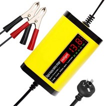 자동차배터리충전기 배터리 점프스타터 전기차 주행 차량용 24V 12V 2A 자동차 오토바이 충전기 LED 디스플레이 납산 스마트 충전 장치 전원 펄스 수리, 5.AU