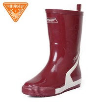 레인부츠 신발 방수 방수부츠 여성장화 레인부츠 여중부 패션 스타일에 사계절 소프트워터 부츠 착용 가능 여성 비 오는 날 방수 방지