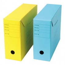 오피스존 OEM 덮개형 문서보존상자 A4 서류보관 낱개 X 6개 묶음, 색상_노랑