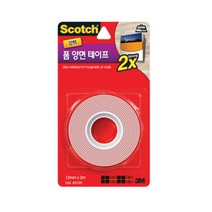 3M 폼 양면 테이프 접착 12x2m 자동차양면테이프 강력한양면테이프