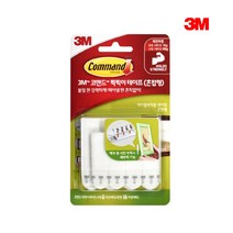 3M 쓰리엠 코맨드 찍찍이 액자걸이 다용도 벨크로 테이프 암수테이프, 17203 혼합형 12세트