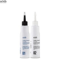 Achoa크리에이트 셋팅펌 볼륨펌 매직펌 퍼머약 파마약 미용실퍼머약 볼륨매직 스트레이트 중화제 파마재료 미용실펌 추천, 셋팅펌1제2제30개