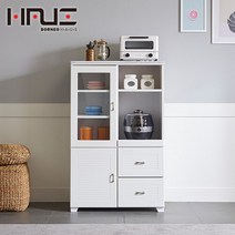 보루네오하우스 프라임 엘프 800 밥솥 주방 수납장 FO6125 착불, 연그레이화이트