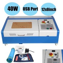 cnc 레이저 커터 co2 레이저 조각기 레이저 조각 기계 k40 usb 인터페이스 업그레이드 40w 300x200mm coreldraw 나무 아크릴, 한개옵션0