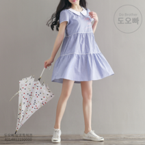 도오빠 여성 원피스 미니 숏 인형카라 여름 반팔 반소매 바캉스룩 해외여행 해변 비치 홈캉스 호캉스 패션 캐주얼 스타일 코디 의류 국내배송 여자원피스
