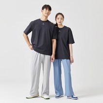 오션테그 해양 재생 소재 숏 슬리브 래쉬가드 운동복 루즈핏 티셔츠 OCE-TEX BLACK