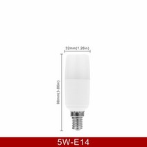 LED촛불 LED양초LED 원통형 옥수수 전구 220V-240V 홈 데코레이션 샹들리에 라이트 1/2/3pcs 5W, 01 5W E14_01 WHITE_02 2개