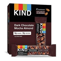 KIND Bars Dark Chocolate Mocha Almond 카인드 다크초콜릿 모카 아몬드 바 12개입