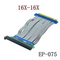 라이저카드 PCIE 1X 4X 8 16X ~ 리본 확장 케이블 그래픽 카드 GPU 마이닝 광부 용 PCI Express 라이저 변환기 익스텐더, 16X-16X_0.2m