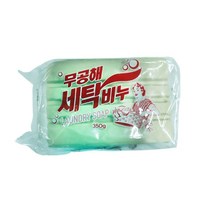 무공해용 비누 350G 찌든때세탁비누 빨래표백비누 찌든때세탁 비누 빨래표 무공해자연용 백, 1, 본상품선택
