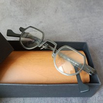 초경량 안경테 베타티타늄 블랙 그레이 알작은 수제 안경 남자 소두