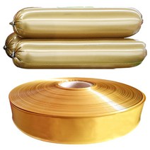 고기도구 식품 등급 노란색 플라스틱 소시지 케이싱 5 미터 메이커 도구용 너비 48-50mm 쉘 핫도그