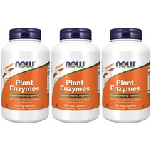 나우푸드 소화효소제 식물효소 파인효소 아밀라아제 240식물성캡슐x3, 1개, 기본