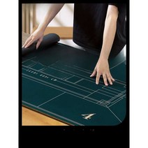 마작테이블 매트 텍사스 이동식 직사각형, 스웨이드원경 120cm 3mm(배낭 포함)