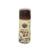 CJ백설 허브맛솔트(마늘맛)55g 백설팬솔트 솔트 요리소금 소금 식자재, 1