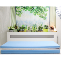 SEJEL.F (세젤에프) 3단 폴리 접이식 매트리스 HR스펀지 싱글매트 블루 5CM, 퍼플