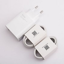 샤오미-홍미 노트 9 프로 포코 X3 nfc 미 10 9t 10x 라이트용 33w 충전기 eu 터보 충전 오리지널 케이블, 33W EU 2Pcs 1M cable, Real