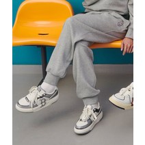 (정품)MLB 엠엘비 베이직 스로고 조거팬츠 BOS (Melange Grey)