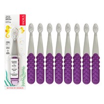 래디어스 토츠플러스 유아용 칫솔, 퍼플 + 그레이, 1개입, 8개