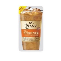 롯데칠성 칸타타 아이스 카라멜마키아토 파우치 230ml 30개, 상세내용참조, 상세내용참조