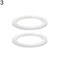 모카 냄비에 대 한 2Pcs 실리콘 씰링 링 스페이서 커피 액세서리 교체, 3