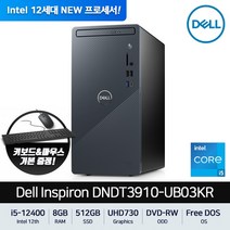 [DELL] 인스피론 3910 DNDT3910-UB03KR [i5-12400/8GB/512GB/FD] [기본제품]
