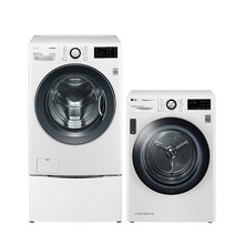 LG전자 트롬 트윈워시 건조기 세트 F19WDUM-9V 19kg + 9kg 방문설치
