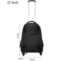 바퀴 달린 가방 바퀴 달린 여행 트롤리 백팩 장착 배낭 휴대용 수하물 가방 캐빈