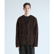 지플리시 앙고라 가디건 브라운 BR