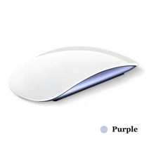 마우스 무선 유선 게이밍 usb 게임용 블루투스 무선 마우스 아크 터치 충전식 마우스 매직 마우스 3 인체, 02 Purple, 한개옵션1