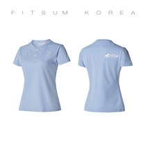 FITSUM 핏섬 FIELD T 남여공용 소라색 탁구 필드 유니폼 배드민턴 티셔츠 냉감 원단 배구 농구 테니스
