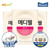 [박스당 구수한맛 3팩증정] 메디웰 당뇨식 1박스 (200ml x 24팩) 균형영양식 환자영양식, 1개, 단품
