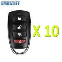 리모콘 스마트키 10pcs 새로운 디자인 방수 기술 무선 433mhz 2262 원격 키패드 제어 우리의 무선 보안 도난 경보 시스템, 10개