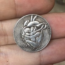 화폐수집 동전수집 주화 21mm 재미 있은 뜨거운 판매 니켈 기념품 도금 골동품 소장 동전 실제 고대 복제본, 02 2